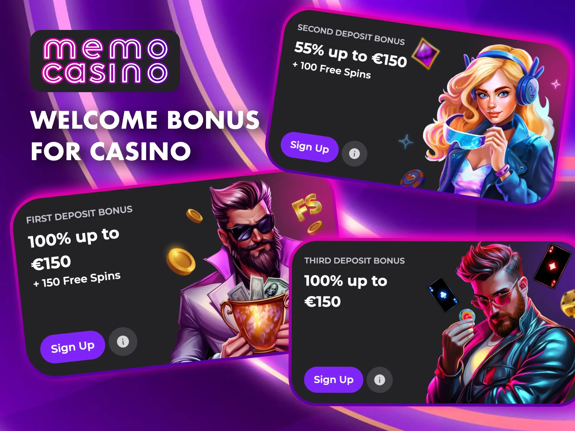 Boost your gameplay with Memo Casino’s exclusive welcome promotion.