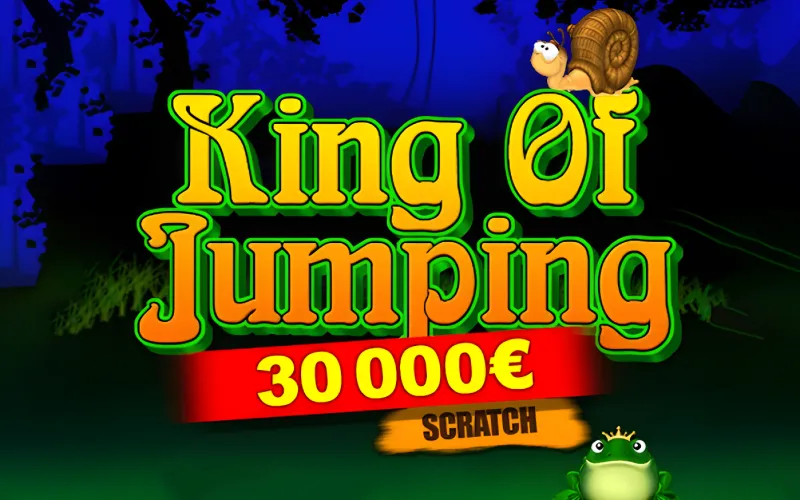 Leap into action with King of Jumping Scratch at Memo Casino.
