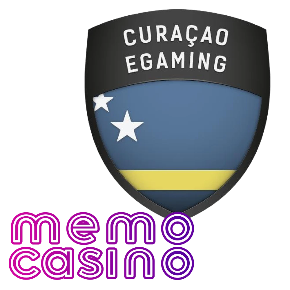 The official Memo Casino platform operates under the Curaçao gaming license.