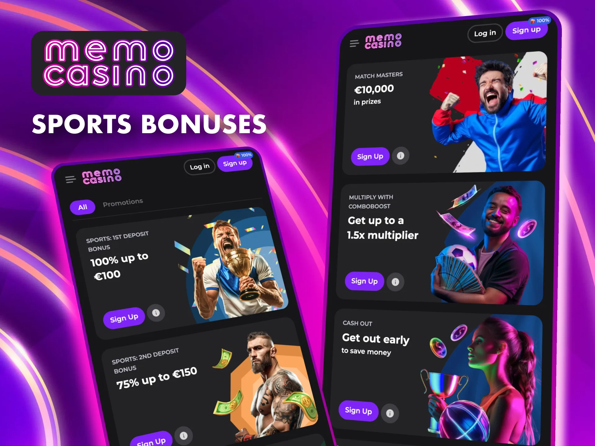 Boost your bets with Memo Casino’s promotions and combo multipliers.