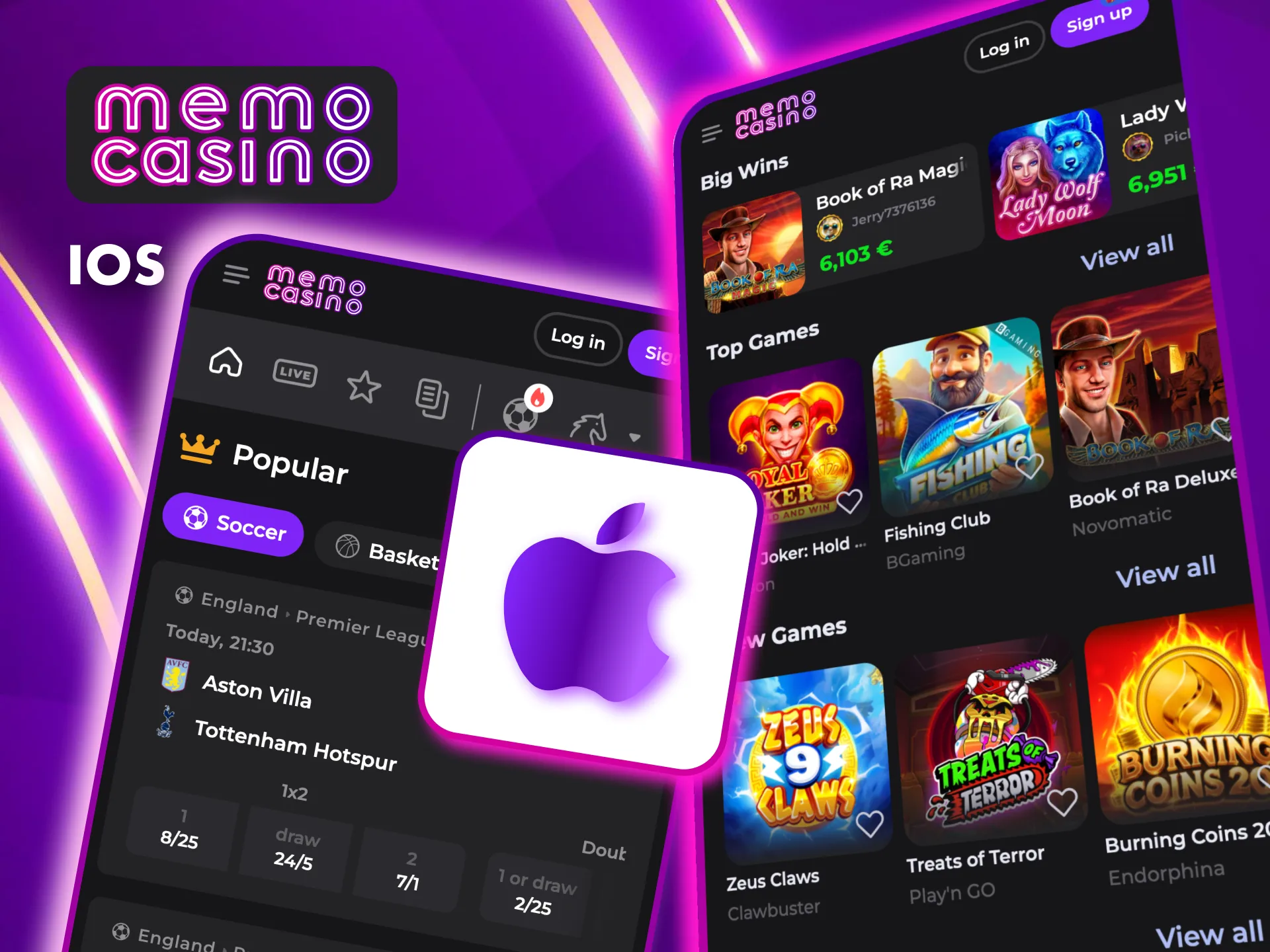 Enjoy smooth gameplay at Memo Casino on iOS with a fast and convenient setup.